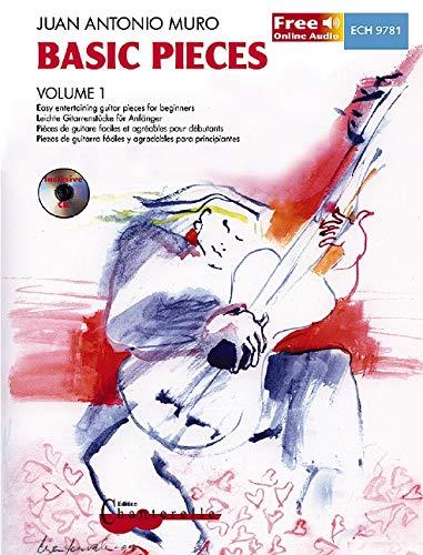 Basic Pieces: Easy entertaining guitar pieces for beginners. Band 1. 1-2 Gitarren. Ausgabe mit CD.