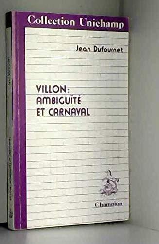 Villon : ambiguïté et carnaval