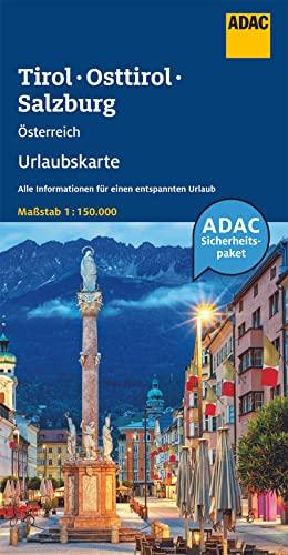 ADAC Urlaubskarte Österreich: Tirol, Osttirol, Salzburg 1:150 000 (ADAC Urlaubskarten, Band 5)