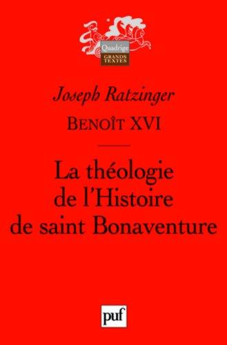 La théologie de l'histoire de saint Bonaventure