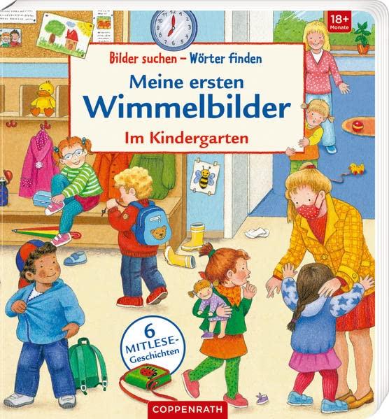 Meine ersten Wimmelbilder: Im Kindergarten (Bilder suchen – Wörter finden)