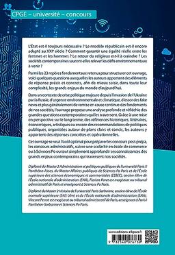 Grandes questions de culture générale : 23 repères pour penser les enjeux contemporains : CPGE, université, concours