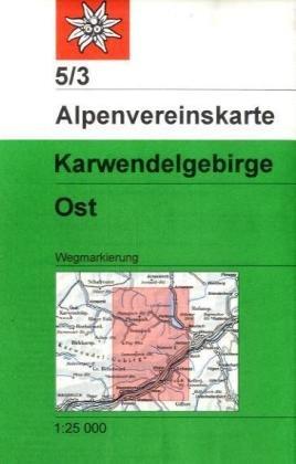 DAV Alpenvereinskarte 05/3 Karwendelgebirge Ost 1 : 25 000: Topographische Karte