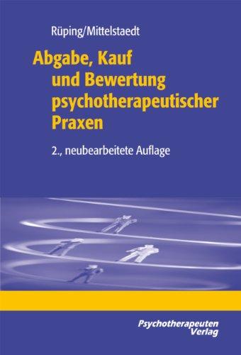 Abgabe, Kauf und Bewertung psychotherapeutischer Praxen