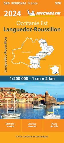 LANGUEDOC ROUSSILLON 10526 2024: wegenkaart schaal 1:200.000 (Regionale kaarten Michelin)