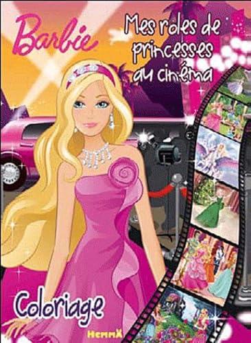 Barbie : mes rôles de princesses au cinéma : coloriage