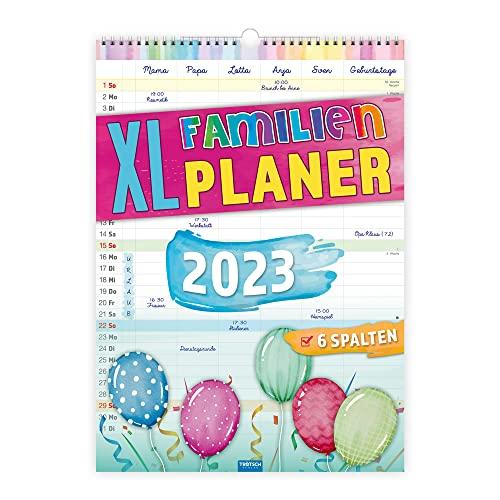 Trötsch Großbildkalender XL Familenplaner 2023: Wandkalender