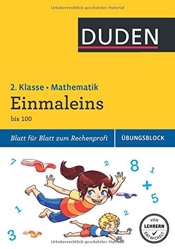 Übungsblock: Mathematik - Einmaleins, 2. Klasse: bis 100