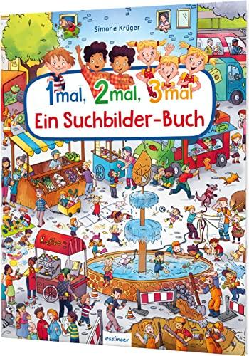 1mal, 2mal, 3mal – Ein Suchbilder-Buch: Suchen, Zählen, Spaßhaben ab 4 Jahren