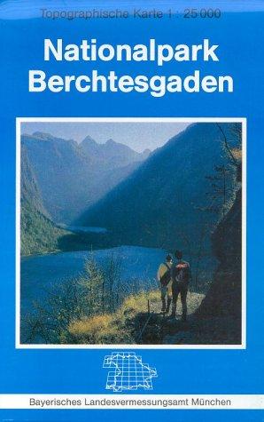 Topographische Sonderkarten Bayern. Sonderblattschnitte auf der Grundlage der amtlichen topographischen Karten, meist grössere Kartenformate mit ... Bl.1, Nationalpark Berchtesgaden: UK 25-1