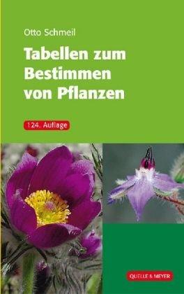 Tabellen zum Bestimmen von Pflanzen