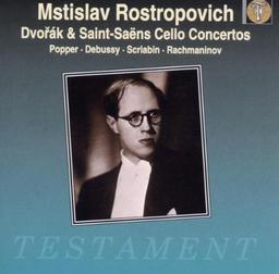 Dvorak: Cello Concerto (Aufnahmen 1956-1959, Rostropovich 70th Birthday Issue)