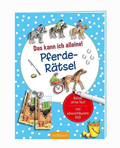 Das kann ich alleine! Pferde-Rätsel: Mit abwischbarem Stift