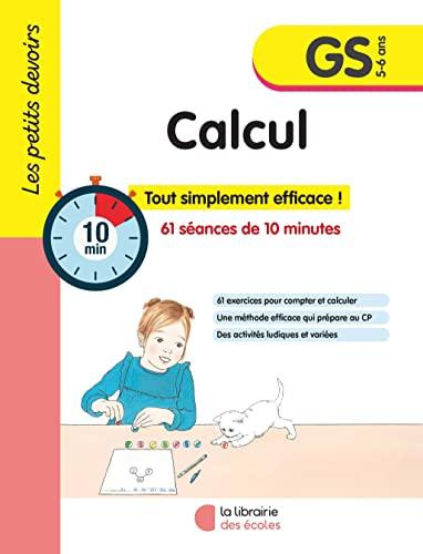 Calcul GS, 5-6 ans : 61 séances de 10 minutes