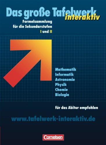 Das große Tafelwerk interaktiv - Westliche Bundesländer: Das große Tafelwerk interaktiv Formelsammlung für die Sekundarstufen I und II