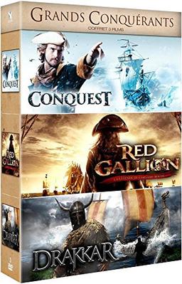 Coffret grands conquérants : conquest ; red gallion ; drakkar [FR Import]