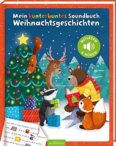 Mein kunterbuntes Soundbuch – Weihnachtsgeschichten: Mitlesen und Hören | Hochwertiges Vorlesesoundbuch zum Mitlesen mit dazugehörigen Sounds für Kinder ab 24 Monaten