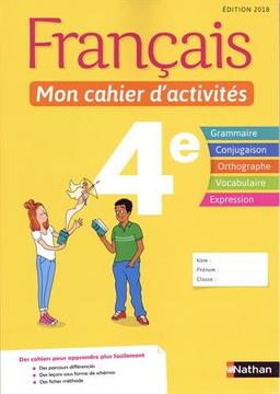 Français, mon cahier d'activités 4e