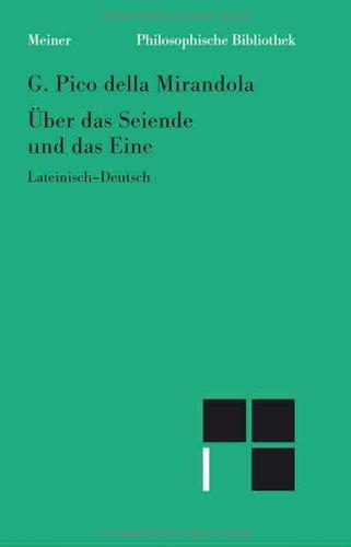 Über das Seiende und das Eine