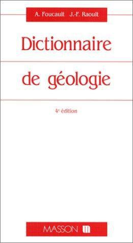 Dictionnaire de géologie