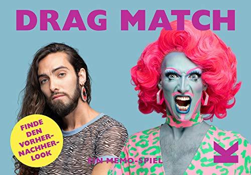 Drag Match Finde den Vorher-Nachher-Look. Ein Memo-Spiel