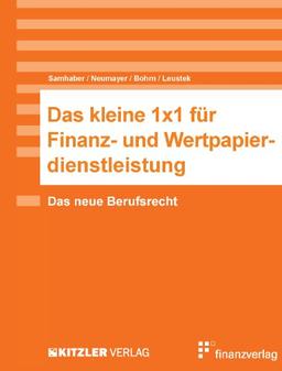 Das kleine 1x1 für Finanz- und Wertpapierdienstleistung: Das neue Berufsrecht