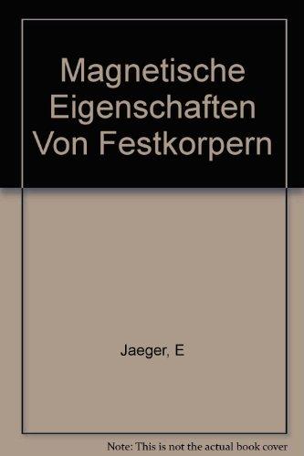 Magnetische Eigenschaften Von Festkorpern