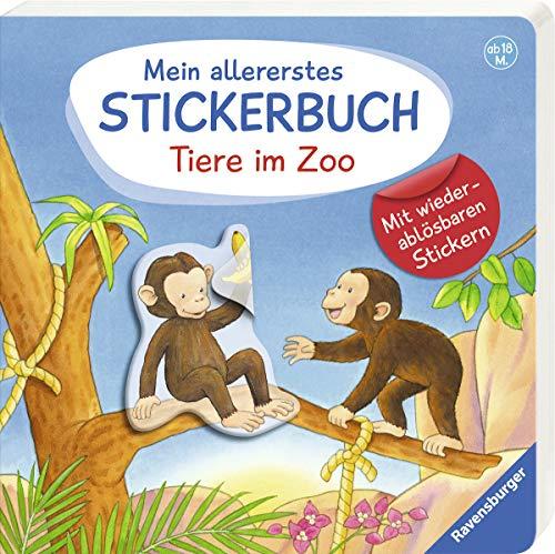 Mein allererstes Stickerbuch: Tiere im Zoo