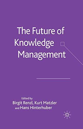 The Future of Knowledge Management