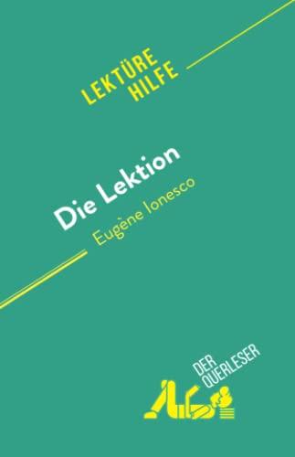 Die Lektion: von Eugène Ionesco