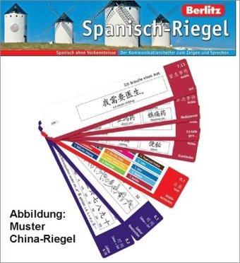 Spanisch-Riegel - Riegel: Der Kommunikationshelfer zum Zeigen und Sprechen