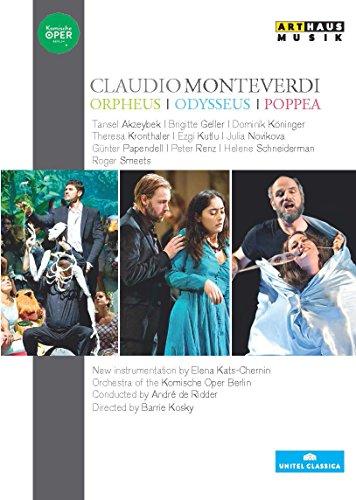 Monteverdi: Orpheus / Odysseus / Poppea [5 DVDs]