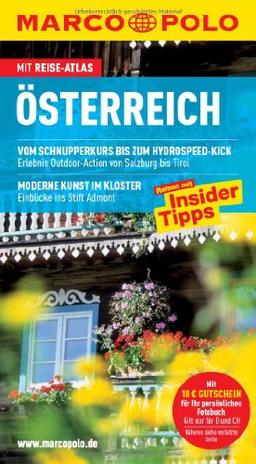 MARCO POLO Reiseführer Österreich: Mit Insider-Tipps. Mit Reiseatlas. Vom Schnupperkurs bis zum Hydrospeed-Kick: Erlebnis Outdoor-Action von Salzburg ... Kunst im Kloster: Einblicke ins Stift Admont