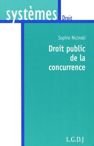 Droit public de la concurrence