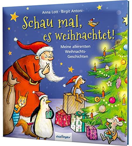 Schau mal, es weihnachtet!: Meine allerersten Weihnachtsgeschichten | Adventskalenderbuch mit 24 Geschichten zum Vorlesen, ab 2