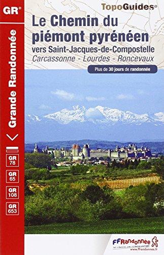 Le chemin du piémont pyrénéen : vers Saint-Jacques-de-Compostelle : Carcassonne, Lourdes, Roncevaux