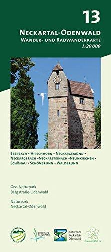 Blatt 13, Neckartal-Odenwald: Wander- und Radwanderkarte 1:20.000. Mit Eberbach, Hirschhorn, Neckargemünd, Neckargerach, Neckarsteinach, Neunkirchen, ... und Naturpark Neckartal-Odenwald)