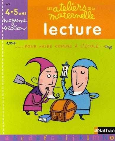 Lecture, moyenne section 4-5 ans : pour faire comme à l'école