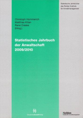 Statistisches Jahrbuch der Anwaltschaft  2009/2010