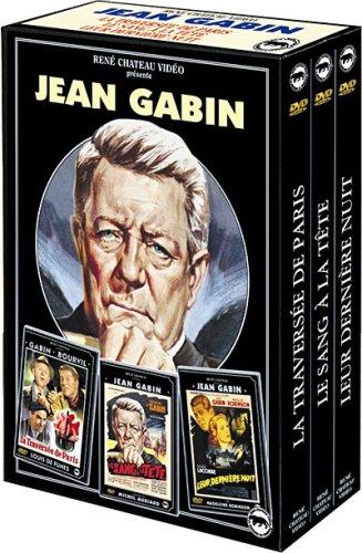 Coffret Jean Gabin 3 DVD (Traversée Paris, Sang à la tête, Dernière Nuit) [FR Import]