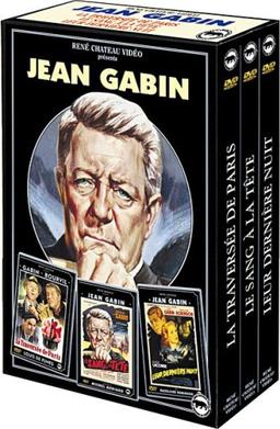 Coffret Jean Gabin 3 DVD (Traversée Paris, Sang à la tête, Dernière Nuit) [FR Import]