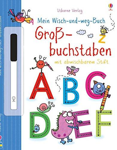 Mein Wisch-und-weg-Buch: Großbuchstaben: mit abwischbarem Stift