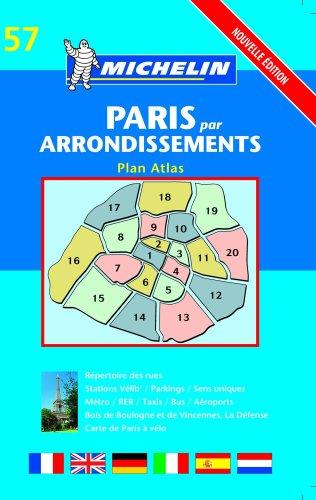 Paris par arrondissement : plan, atlas