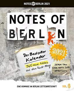 Notes of Berlin 2021