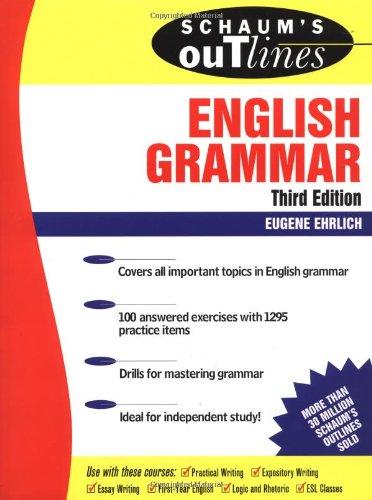 Schaum's Outline of English Grammar (Schaum's Outlines)