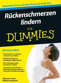 Rückenschmerzen lindern für Dummies (Fur Dummies)