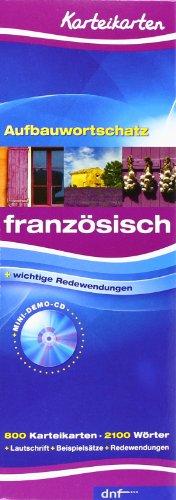 Karteikarten Aufbauwortschatz Französisch: 800 Karteikarten. Über 2100 Stichwörter. Mit Lautschrift