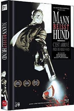 Mann beisst Hund - Mediabook/Uncut (+ DVD) [Blu-ray] [Limited Collector's Edition]