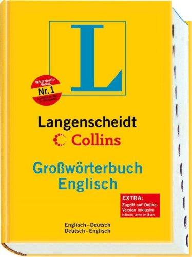 Langenscheidt Collins Großwörterbuch Englisch - Buch mit Daumenregister: Englisch-Deutsch/Deutsch-Englisch