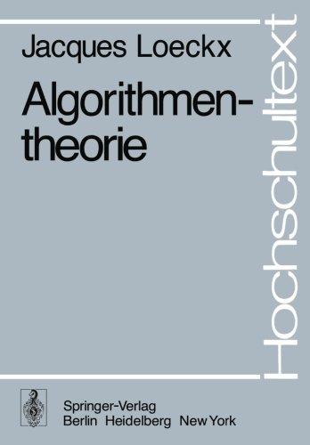 Algorithmentheorie (Hochschultext)